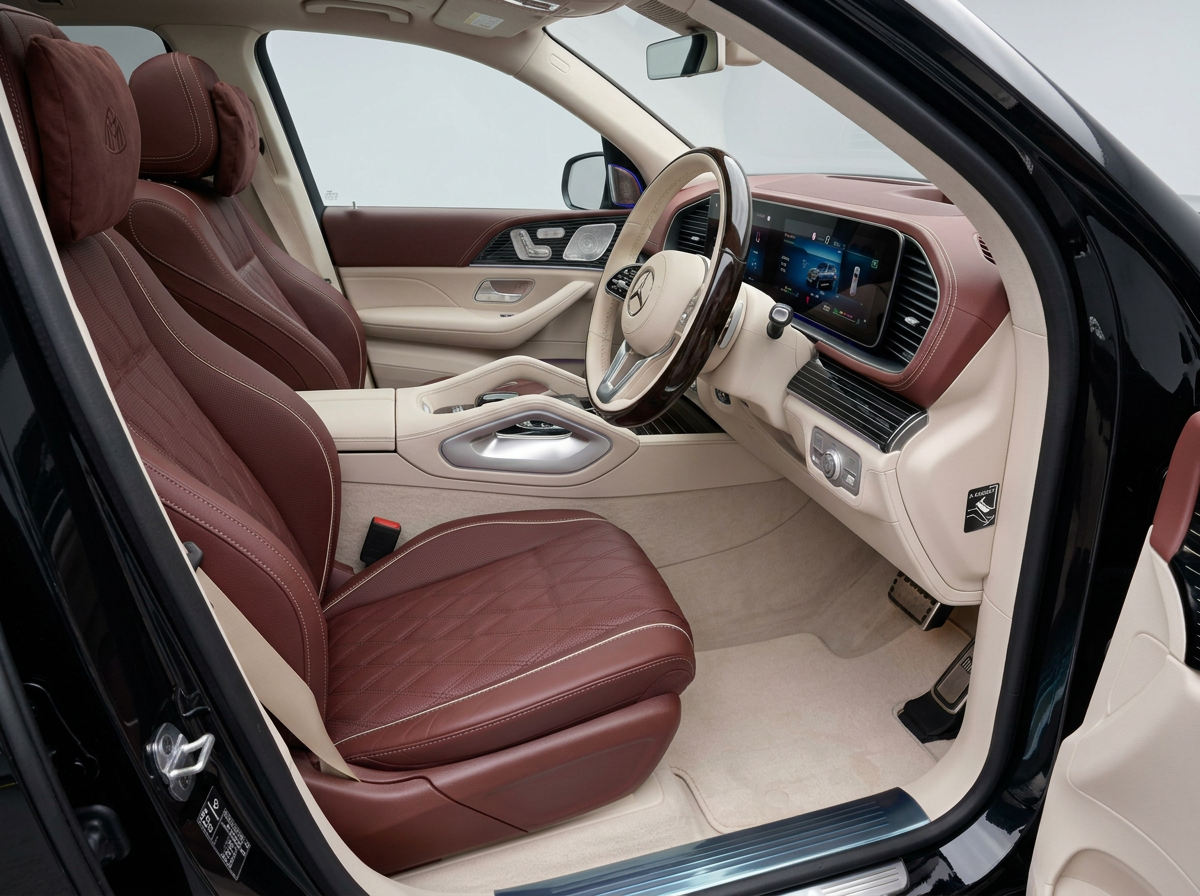 Mercedes-Benz Maybach GLS — 4.0 GLS600h V8 MHEV First Class G-Tronic 4MATIC Euro 6 (s/s) 5dr — First Class rear cabin, Panoramic Glass Sunroof, THERMOTRONIC Luxury Automatic Climate Control, Head-Up Display, Driving Assistance Package Plus with Blind Spot Assistance, KEYLESS-GO Comfort Package