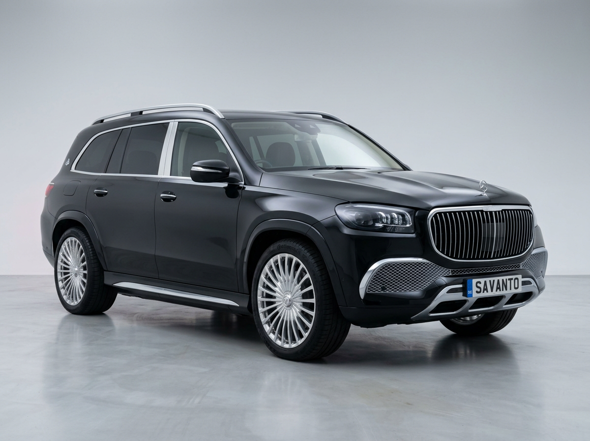 Mercedes-Benz Maybach GLS — 4.0 GLS600h V8 MHEV First Class G-Tronic 4MATIC Euro 6 (s/s) 5dr — First Class rear cabin, Panoramic Glass Sunroof, THERMOTRONIC Luxury Automatic Climate Control, Head-Up Display, Driving Assistance Package Plus with Blind Spot Assistance, KEYLESS-GO Comfort Package