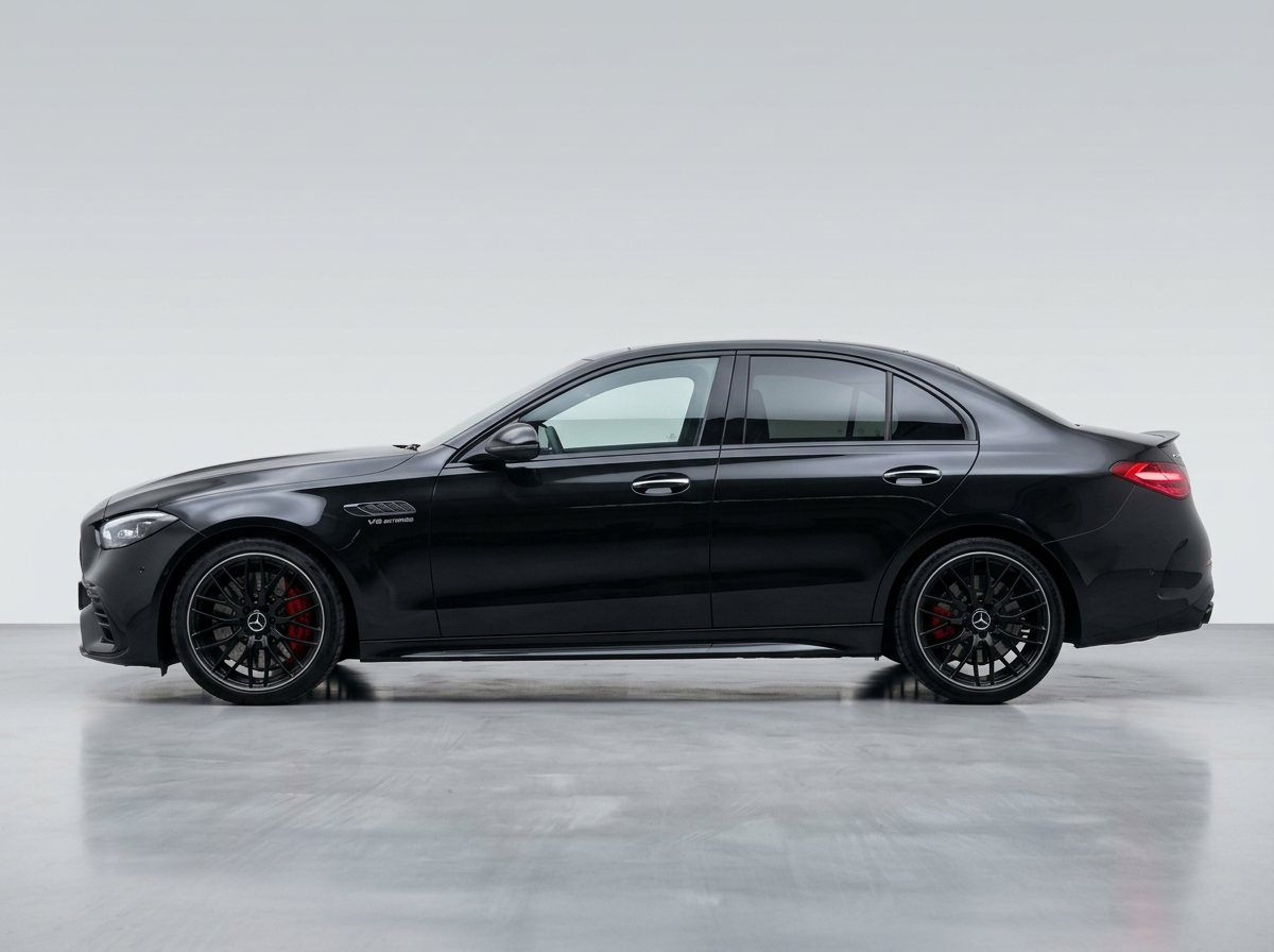 Mercedes-Benz C Class — 2.0 C63 6.1kWh AMG S E Performance Night Edition (Premium Plus) SpdS MCT 4MATIC+ Euro 6 (s/s) 4dr — January 2024/73 C63 S E Performance 4Matic+ saloon, 680bhp plug-in hybrid from a 1991cc four-cylinder, returning a combined 41mpg